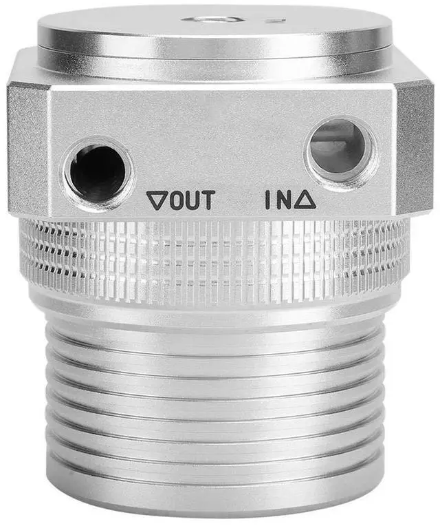 Alt view image 5 of 5 - Yoidesu Water Cooling Pump Cover, D5 Pump Top, PJ-D5QJS Aluminum Alloy Pump Top,Pump Cover for D5 Pump and 60mm Male Thread Water (Silver)