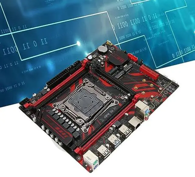 Alt view image 2 of 5 - Zunate X99 LGA 2011 V3 Motherboard with 4 DDR4 Slots, M.2 Slots, LAN Card, Multiple Expansion Slots, Supports Core i7 and E5 V3 V4 Series Processors