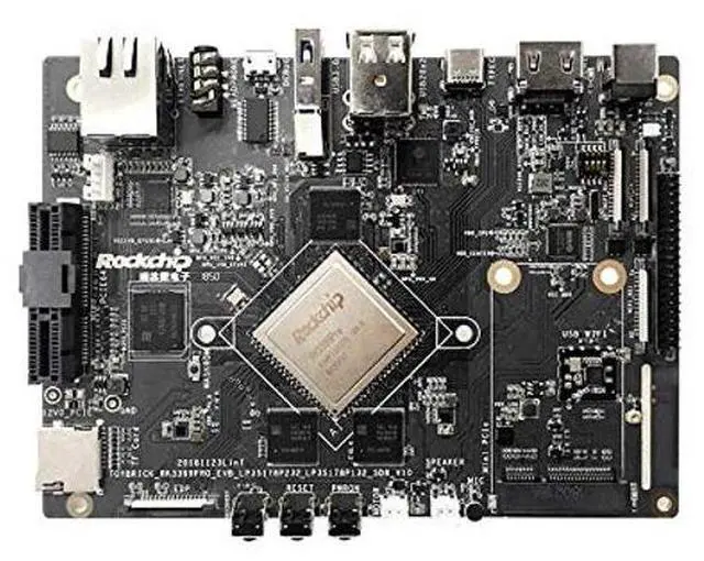 Alt view image 3 of 5 - Toybrick Rockchip RK3399Pro TB-RK3399ProD Single Board Computer Support for AI and Machine Learning with Caffe and TensorFlow,NPU Up to 3.0 TOPS