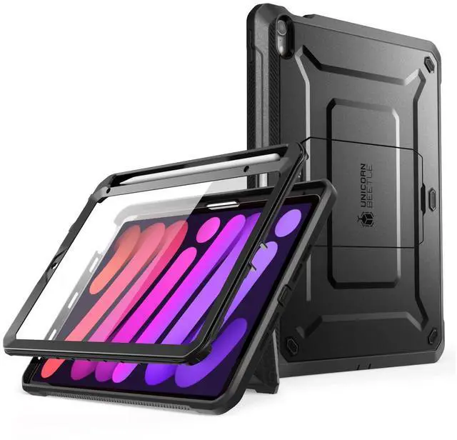 Main image of SUPCASE for iPad Mini 7 Case A17 Pro 2024 (UB Pro), [Built-in Screen Protector & Pencil Holder & Stand] [Support Apple Pencil Charging] Protective Case for iPad Mini 7th/6th Generation 8.3", Black