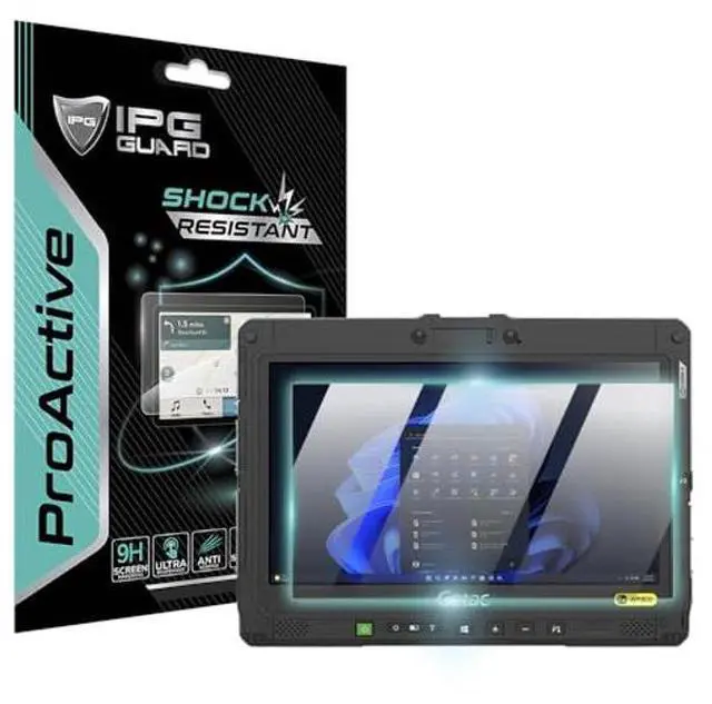 Main image of IPG ProActive Made for Getac K120-EX 12.5" Rugged Tablet Display 9H Hardness Screen Protector Nano Ceramic Film Ultra Responsive High Clarity Anti Scratch Smudge & Shock Proof for K120-EX