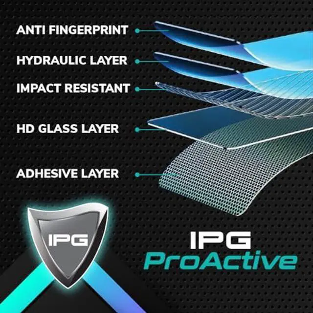 Alt view image 3 of 5 - IPG ProActive Made for Getac K120-EX 12.5" Rugged Tablet Display 9H Hardness Screen Protector Nano Ceramic Film Ultra Responsive High Clarity Anti Scratch Smudge & Shock Proof for K120-EX