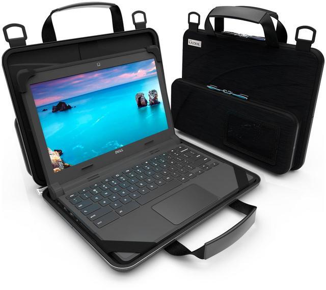 Main image of 11-11.6 Inch Always-On Chromebook Case with Pouch and Shoulder Strap, Work-in Hard Protective Laptop Case for Students & Business