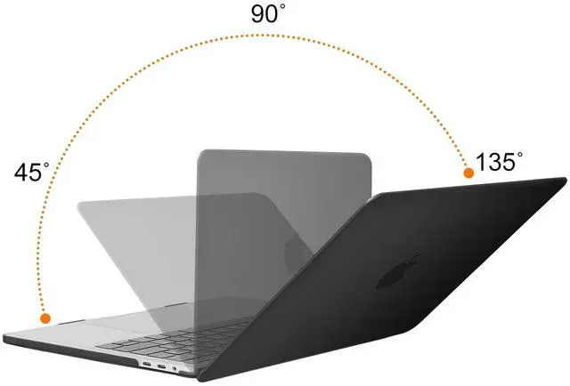 Alt view image 3 of 5 - MOSISO Compatible with MacBook Pro 13 inch Case M2 2024, 2023, 2022-2016 M1, Faux Suede Leather Laptop Sleeve with Small Bag&Hard Shell&Keyboard Cover&Screen Protector&Storage Bag, Black