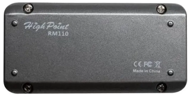 Alt view image 2 of 5 - HighPoint Technologies RocketMate 110 USB 3.2 20G to PCIe Gen3 x4 M.2 (2242/2260/2280) NVMe Enclosure