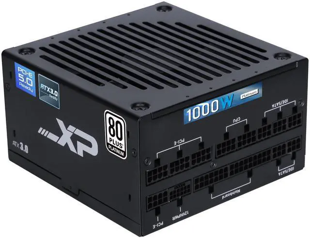 Main image of SAMA PC Power Supply, XP1000W Fully Modular PSU Platinum 80+, 12VHPWR PSU, ATX3.0&PCIE5.0 Gaming PSU, 120mm Silent FDB Fan, 1000W PSU Supply for 3090Ti 4070Ti 4080 4090