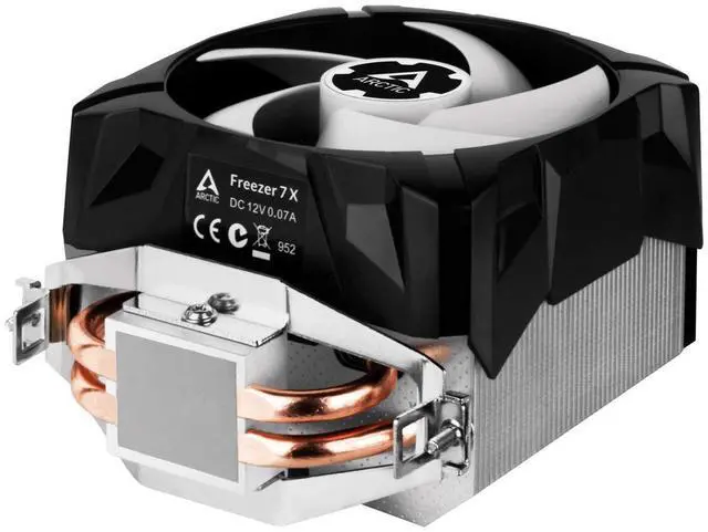 Alt view image 2 of 5 - ARCTIC Freezer 7 X - Compact CPU Cooler, 100 mm PWM Fan, Multi-Compatible with Intel & AMD, LGA1700 Compatible, 300-2000 RPM (PWM Controlled), Pre-Applied MX-4 Thermal Paste