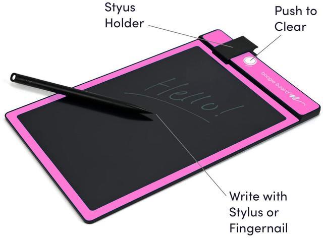 Alt view image 2 of 5 - Boogie Board Basics Reusable Writing Pad, 2-Pack - Digital Drawing Tablet, LCD Writing Pad with Instant Erase and Stylus Pen - Ideal for Writing, Drawing, and Note-Taking