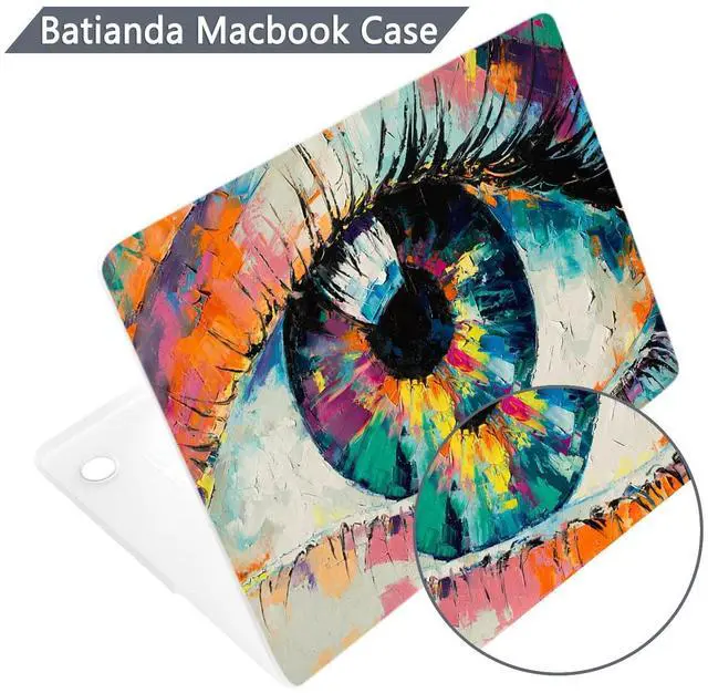 Alt view image 5 of 5 - Batianda Design Case for New MacBook Pro 16 Inch M4 2024 2023 Release with M3 M2 M1 Pro/Max Chip,3D Painted Hard Shell with Keyboard Cover & Screen Protector,Eye