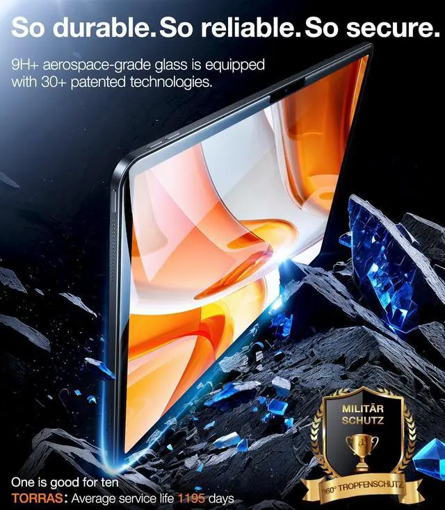 Alt view image 5 of 5 - TORRAS Save More When You Bundle: Get Both an iPad Pro 11 inch screen protector and an iPad Pro 11 inch case for Less