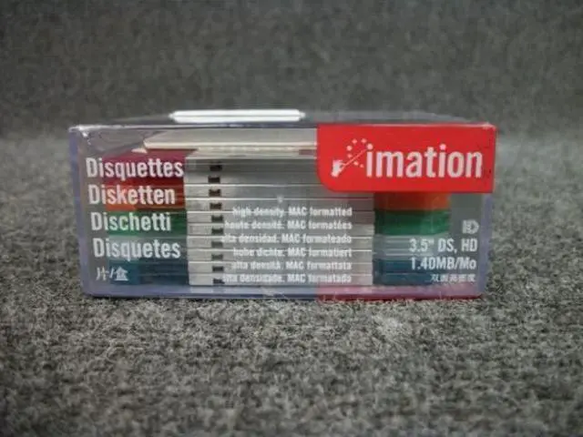 Alt view image 2 of 3 - Imation 3.5 DS-HD MAC Formatted Floppy Disks