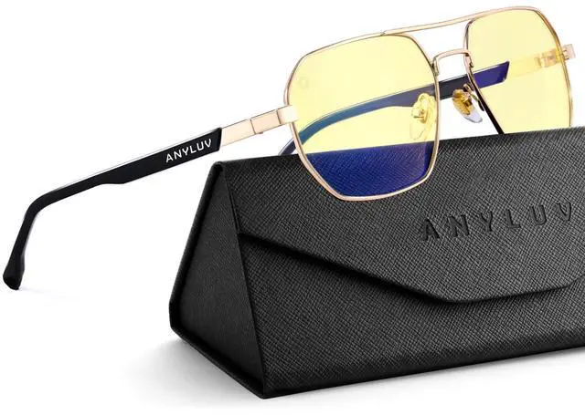 Main image of ANYLUV Blue Light Glasses for Woman/Men, Blue Light Blocking Glasses Women Computer Gaming Glasses for Eye Protection