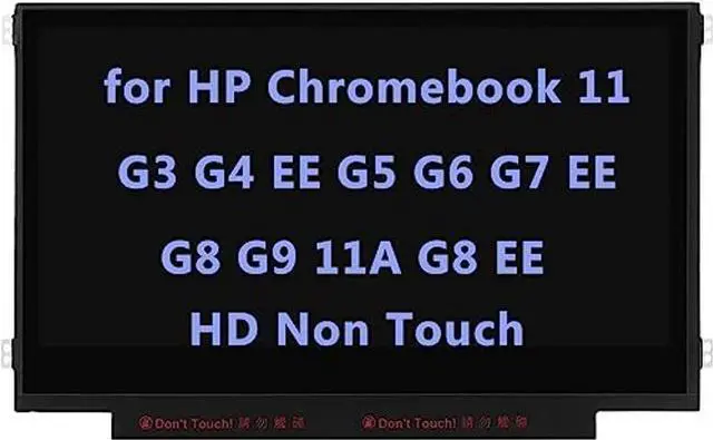 Main image of ARUISIFX LCD Screen Replacement for HP Chromebook 11 G3 G4 EE G5 G6 G7 G9 11A G8 EE, ProBook G2, Stream Pro Series LCD LED Display Panel HD 30 Pin EDP (Non Touch)