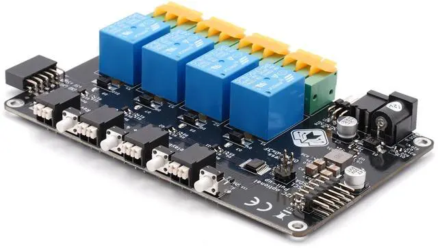 BEVRLink 4 Channel Relay 4 Manual Test Buttons 12V Relay 4 CH for Raspberry Pi and Other Single Board Computers and Microcontrollers Like Arduino, ESP8266 ESP32 and More