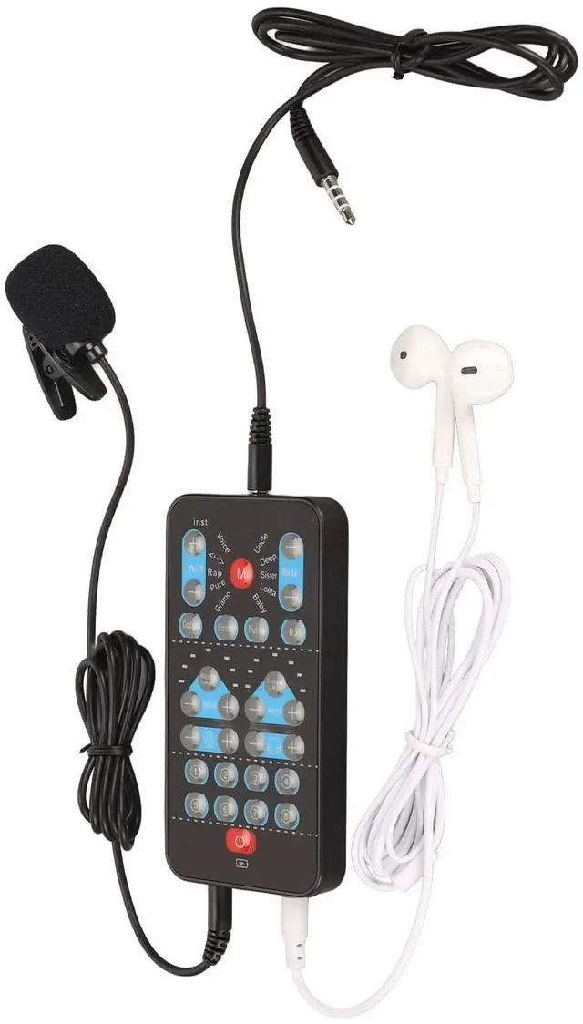 Main image of Voice Costume, Black Voice Changer with 8 Sound Effects for Mobile Phone