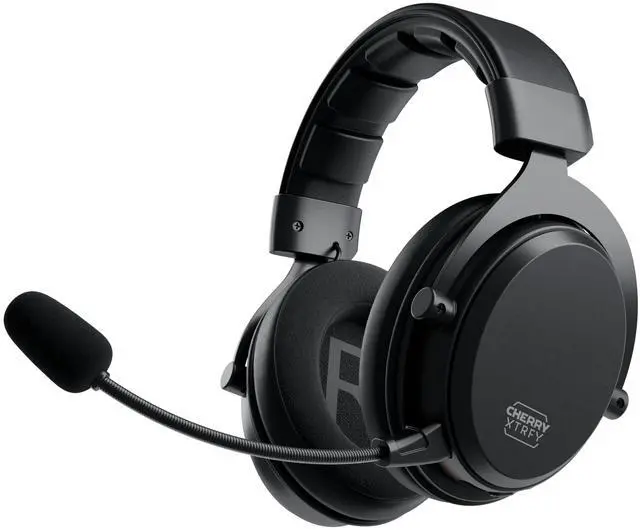 Main image of Cherry XTRFY H3 Wireless Gaming Headset | Gaming, Streaming and Music | Removable Microphone and Cordless | Black