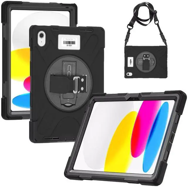 Main image of CODi Rugged iPad Case 11" (A16)/iPad 10.9" (10th Generation) | Heavy-Duty Shockproof Protection, 360deg Coverage, Kickstand & Hand Strap