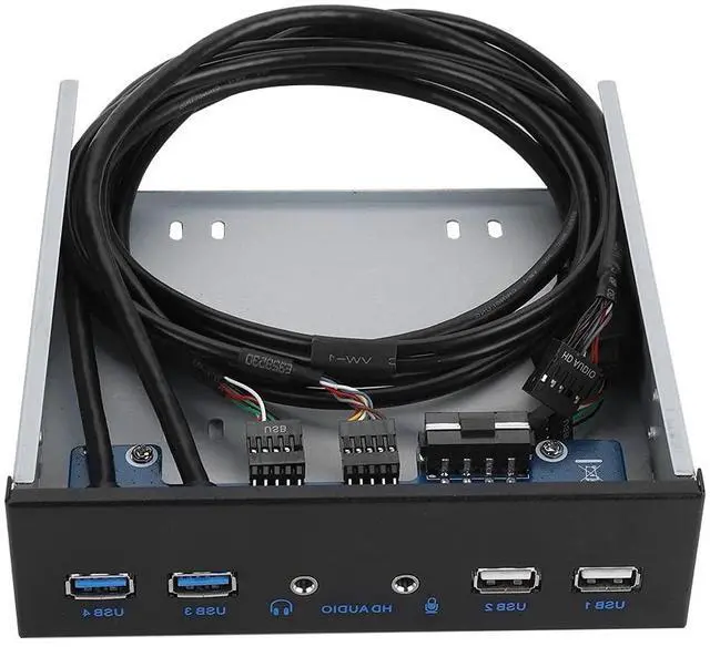 Main image of Cuifati USB3.0 Front Panel, USB 3.0+USB 2.0 HD Audio, 4.8Gbps SuperSpeed, Plug & Play, Aluminium Alloy