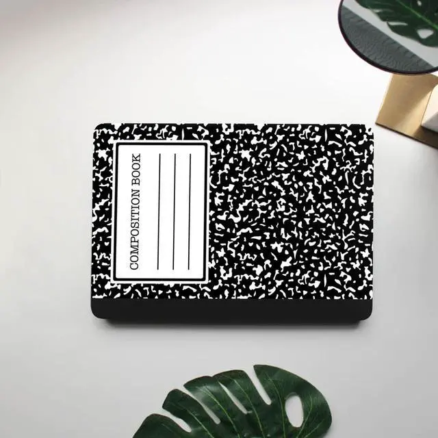 Alt view image 5 of 5 - Laptop Case Compatible with MacBook Pro 15 Inch Cover Model A1398 2015 2014 2013 2012 Version with Retina Display, Plastic Hard Case Shell & Sleeve Bag & Keyboard Cover, Composition Book