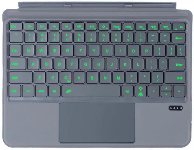 Main image of Dolpking Keyboard for Surface Go 4 2023 / Surface Go 3 2021 / Surface Go 2 2020 / Surface Go 2018, 7 Color Backlight, Detachable Wireless Keyboar with Trackpad - Grey