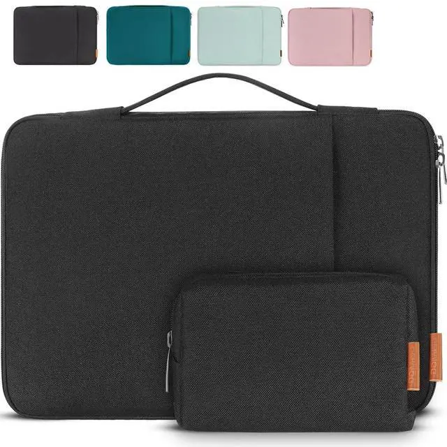 Alt view image 2 of 5 - DOMISO 16 inch Laptop Sleeve Case Water Resistant Shockproof Protective Computer Bag for 16" Dell/HP Pavilion Envy/ThinkPad IdeaPad/ASUS Vivobook,Black