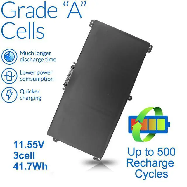 Alt view image 3 of 5 - BK03XL 916811-855 Laptop Battery for HP Pavilion X360 14 14m, 14m-ba114dx 14m-ba011dx 14m-ba013dx 14-ba253cl 14-ba125cl 14-ba175nr 14m-ba015dx 14-ba051cl bk03041xl 916366-421 541 TPN-W125 HSTNN-LB7S