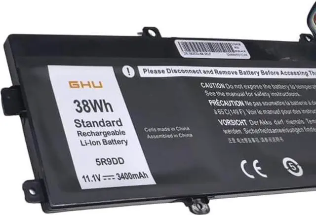 Alt view image 4 of 5 - GHU New 43Wh 5R9DD Battery Compatible with Dell Latitude Chromebook 11 (3120) P22T Series Fits P/N KTCCN 0KTCCN XKPD0 P22T001