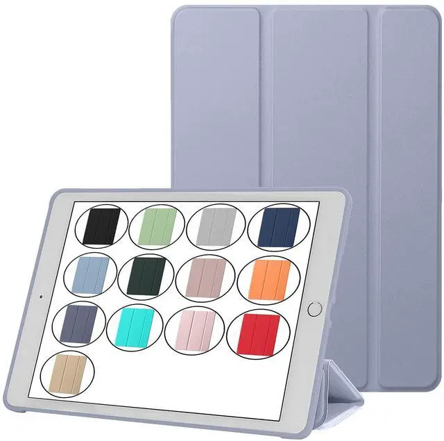 Main image of DuraSafe Cases for iPad 7.9 Inch Mini 5th [ Mini 2019 5 Gen ] A2133 A2124 A2126 MUQY2LL/A MUQW2LL/A MUQX2LL/A MUU62LL/A MUU52LL/A Smart Auto Sleep/Wake with Honeycomb TPU Back Cover - Purple