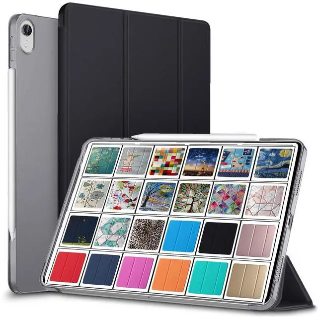 Main image of DuraSafe Cases for iPad Air 4 5 6 11 2020 2022 2024 Gen 10.9/11 Case A2588 A2589 A2591 MM9N3LL/A MM9E3LL/A MM9D3LL/A MME23LL/A MM9C3LL/A MM9F3LL/A A2316 MYFQ2LL/A MYFM2LL/A MYFR2LL/A - Black
