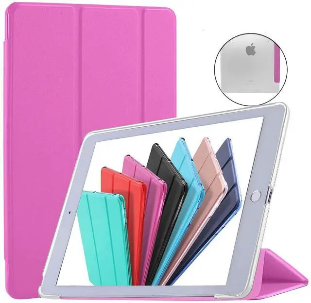 Main image of DuraSafe Cases for iPad Mini 3, 2, 1 - 7.9 Inch Hard Smart PC Translucent Back Cover - Light Magenta