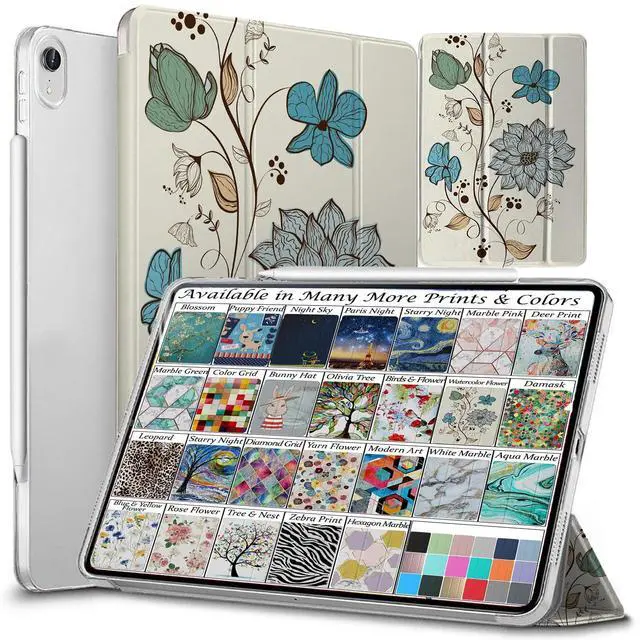 Main image of DuraSafe Cases for iPad 10.9 inch 10th Generation 2022 PC Case A2696 A2757 A2777 MPQ13LL/A MPQ33LL/A MPQ03LL/A MPQ23LL/A MPQ93LL/A MPQC3LL/A MPQ83LL/A MPQA3LL/A MQ6K3LL/A - Watercolor Flowers