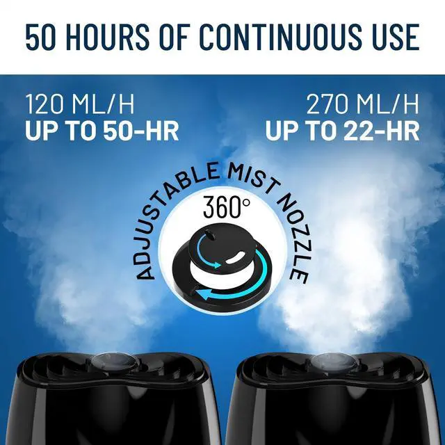 Alt view image 3 of 5 - Everlasting Comfort Gaming Mouse Pad & Bedroom Humidifier Bundle- RGB Desk Mat and Quiet Air Humidification for Enhanced Gaming and Relaxation