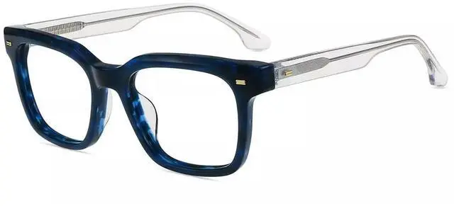 Main image of Firmoo Oversized Blue Light Blocking Glasses Unisex Acetate Frame Anti Eyestrain UV Protection Computer Gaming Glasses Blue