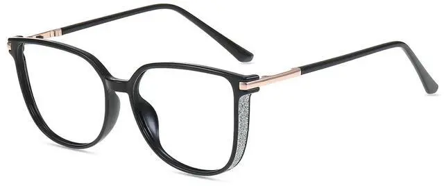 Main image of Firmoo Blue Light Glasses for Women/Men, Computer Blue Light Blocking - Lightweight TR90 Square Frames Black