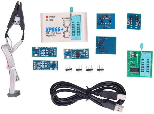 Alt view image 3 of 5 - SPI FLASH EEPROM BIOS Chip USB Programmer Kit, Fast Reading Writing Speed, Automatic Functions, Suitable for Color TVs, DVDs