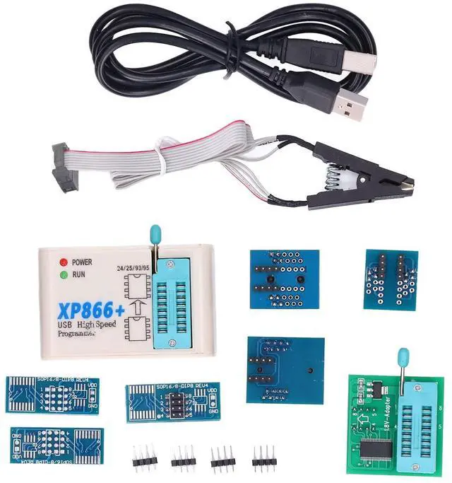 Alt view image 4 of 5 - SPI FLASH EEPROM BIOS Chip USB Programmer Kit, Fast Reading Writing Speed, Automatic Functions, Suitable for Color TVs, DVDs