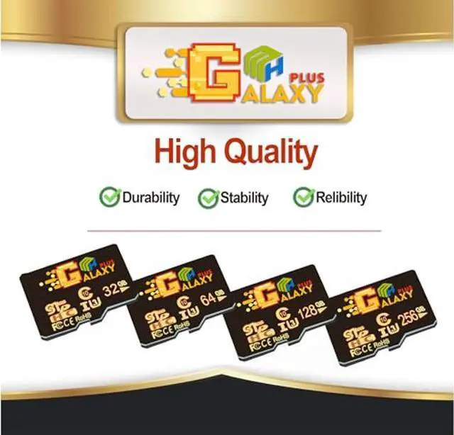 Alt view image 4 of 5 - Micro SD Memory Card Galaxy MH Plus (256, GB)