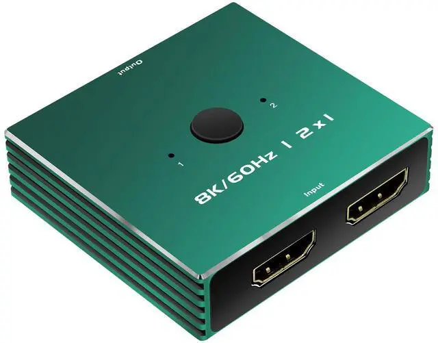 Main image of Kvm Switch Displayport EDID 2 Monitors 2 Computers 4K 144Hz Hotkey Switching kvm Switch Dual Monitors dp 1.4 1440P 144Hz 165Hz 240hz (HDMI 2.1 2 * 1)