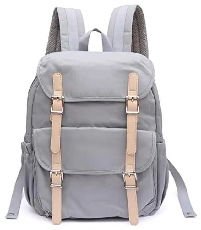 Main image of himawari Backpack/Travel Backpack for Women 14.9" College Vintage Waterproof Bag , Work Backpack for 14inch Laptop(2706-Gray)