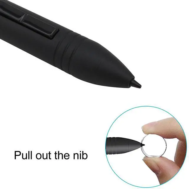 Alt view image 3 of 5 - PEN80D Pen for Huion New 1060PLUS 420 H420 K58 H58L 680S 680TF H610PRO W58 DWH69 WH1409 Graphics Tablet, 8192 Levels Pressure, 5080LPI Resolution, 233PPS