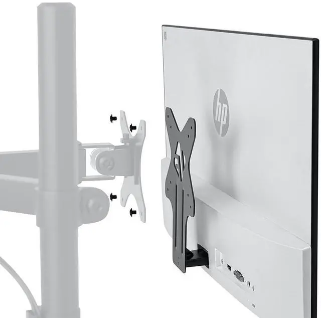 Main image of IFCASE Quick Attach VESA Adapter for HP Monitors 27er, 27es, 27ea, 25er, 25es, 24ea, 24es, 23er, 23es, 22er, 22es, 22f, 23f, 24f, 25f, 27f, 27fw (Black) 2 Packs