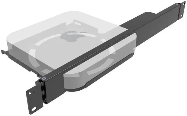 Main image of JINGCHENGMEI 1U Mini Rack Mount for Apple Mac mini, 19-inch Hinged Server Rack Shelf for All Mac mini M2 and M1 Models