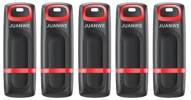 Main image of JUANWE 64 GB Flash Drive 5 Pack Thumb Drives 64GB USB 2.0 Memory Stick USB Drive 64GB USB Key Zip Drive Bulk with LED Indicator for Data Storage (64GB 5Pack)