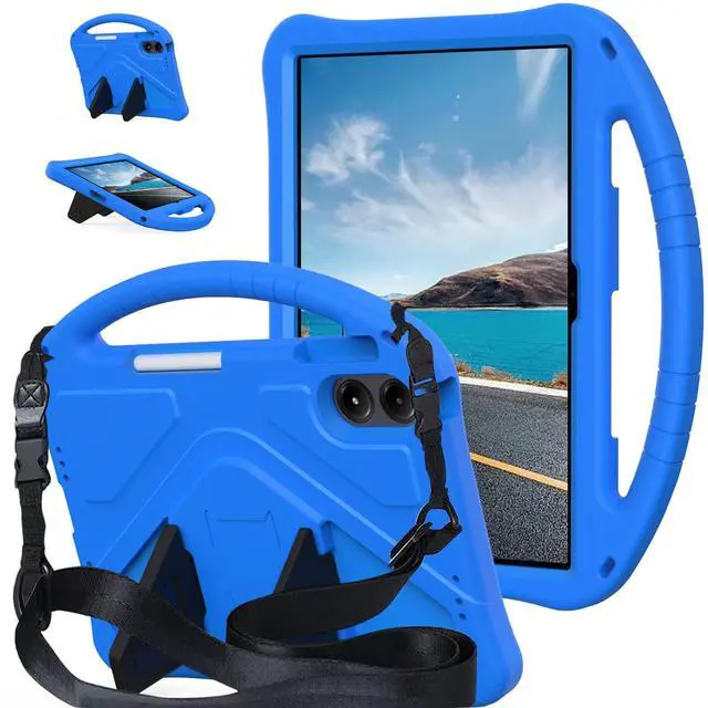 Main image of Kwamaz for Onn 12.1 inch Tablet Pro Case 2024 (Model: 100146663), EVA Shockproof Cover for Walmart Onn Surf 12.1'' Tablet Case, with Strap Handle, Blue