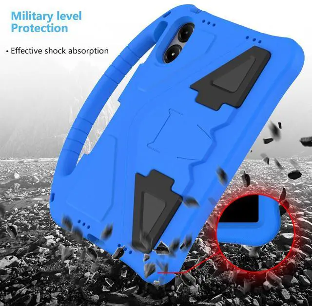 Alt view image 5 of 5 - Kwamaz for Onn 12.1 inch Tablet Pro Case 2024 (Model: 100146663), EVA Shockproof Cover for Walmart Onn Surf 12.1'' Tablet Case, with Strap Handle, Blue