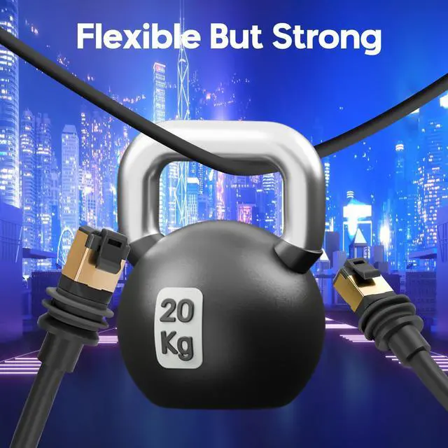 Alt view image 4 of 5 - letoom Compatible Starlink Gen 3 Cable Starlink V3 Cable Rectangular Satellite Replacement Waterproof Starlink Cables Extension Cord (49.2FT/15M)