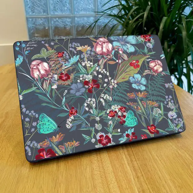 Alt view image 3 of 5 - Lepeoac for MacBook Pro 16 inch Case 2021 2022 2023 2024 Release A3186 A3403 M4 A2991 M3 A2780 M2 A2485 M1 Pro/Max, Hard Shell Case with Screen Protector & Keyboard Cover, Flowers & Herbs