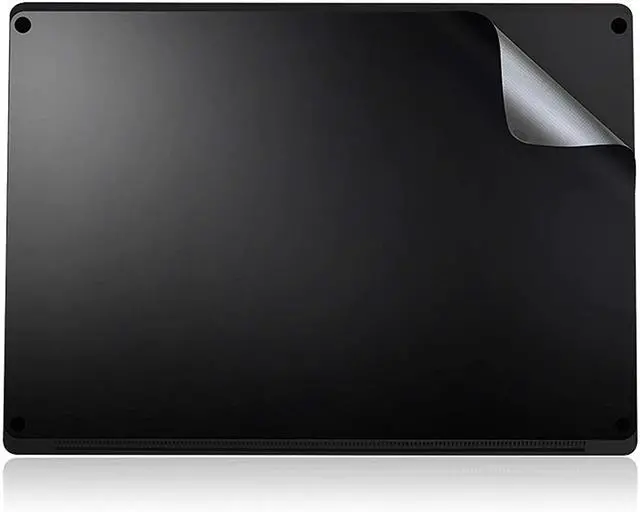 Alt view image 2 of 5 - XSKN Pure Color Full Body Bubble Free Computer Vinyl Decal Sticker Cover Protective Skin for Microsoft Surface Laptop 1 2 3 4 5 Model Computer (Surface Laptop 4&5 15 inch,Black)
