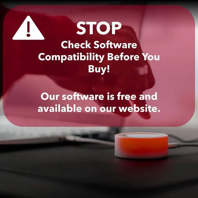 Alt view image 2 of 5 - MuteMe - Illuminated Capacitive Touch Mute Button for Zoom, Teams, Google Meet & More (As Seen on Shark Tank)! Free Windows / Mac Software Required To Use MuteMe.