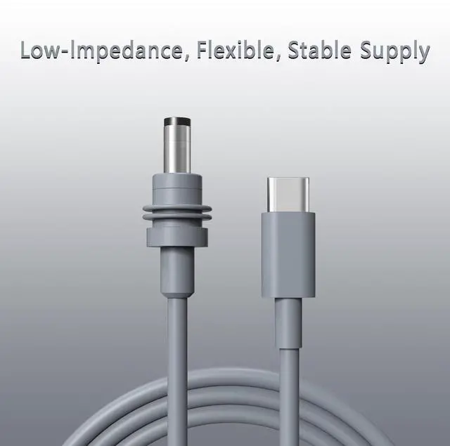 Alt view image 2 of 5 - okmeetei Fit for Starlink Mini USB C to DC Power Cable, Star Link M ini 16.4FT, fit for 100W+ Power Bank and PD Charger, Outdoor Cable Accessories (5M/16.4FT) (16.4ft)